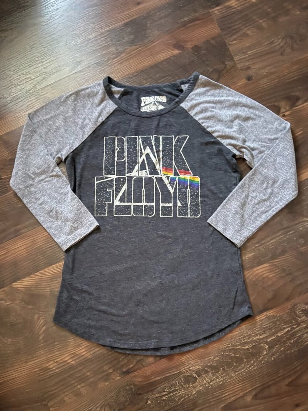 Lucky Brand - Pink Floyd - Raglan Tee - 3/4 Sleeve - Size XS